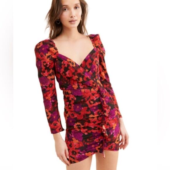 Saylor Alouette Print Long Sleeve Minidress - Picture 3 of 7